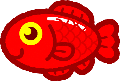 かわいい金魚イラスト