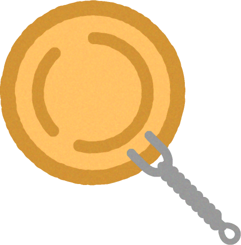 金魚すくいポイのイラスト/コーン生地