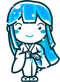 雪女のイラスト