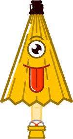 傘のお化けイラスト