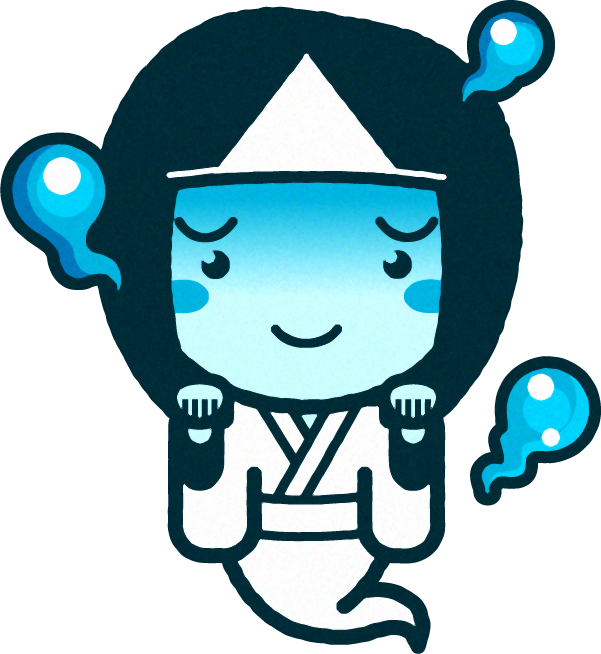 幽霊のイラスト/女