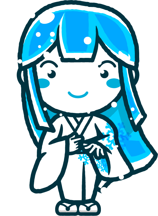 雪女のイラスト