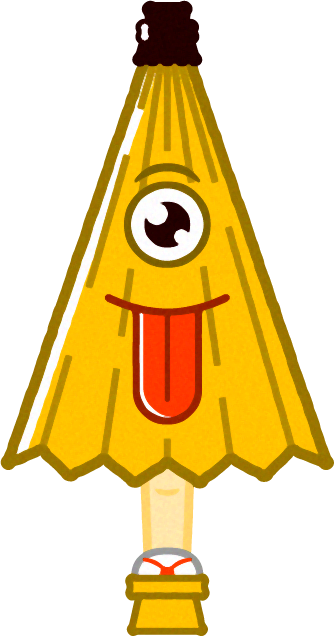 傘のお化けイラスト