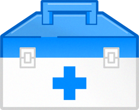 薬箱のイラスト