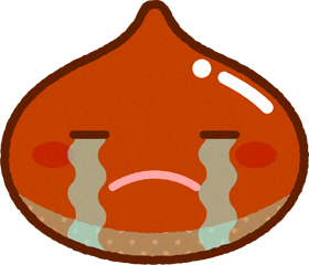 栗イラスト/泣く