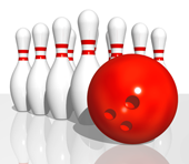 ボウリングのイラスト