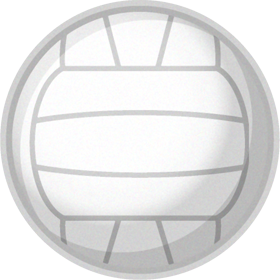 昔のバレーボールのイラスト