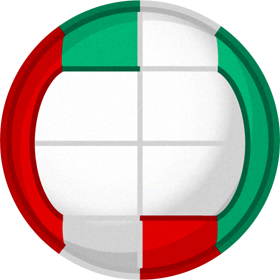 今のバレーボールのイラスト