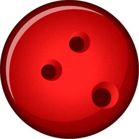 ボウリングの玉のイラスト