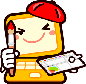 パソコン君イラスト/アート