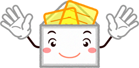 メールのイラスト/両手を広げる