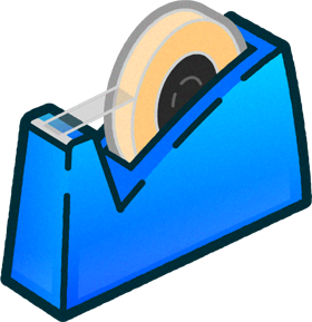 セロテープのイラスト