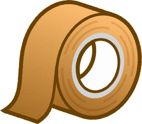 ガムテープのイラスト