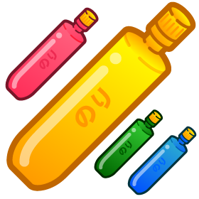 チューブのりイラスト