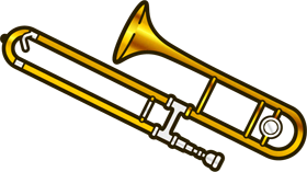 トロンボーンのイラスト