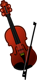 ヴァイオリンのイラスト