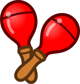 マラカスのイラスト2