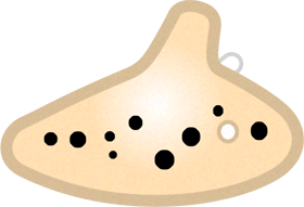 オカリナのイラスト2