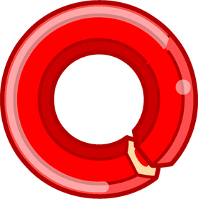 oの色鉛筆フォントイラスト