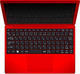 ノートパソコンのイラスト2