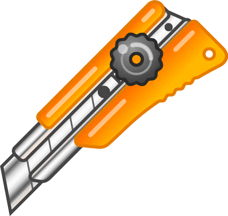 カッターのイラスト