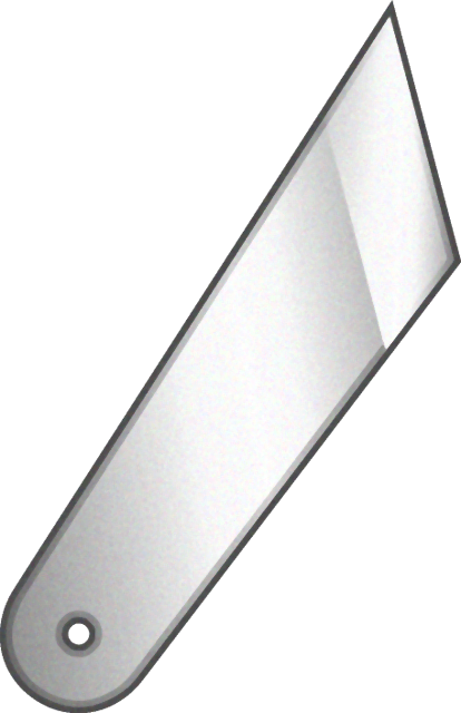 鰻包丁のイラスト/大阪型