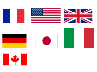 世界の国旗のイラスト