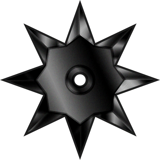 八方手裏剣のイラスト