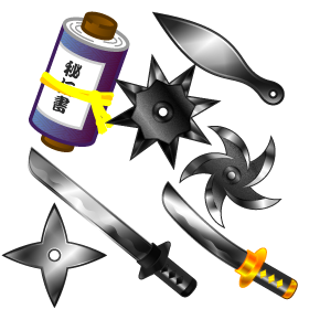 忍者の道具イラスト