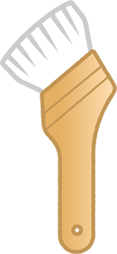 スジカイバケのイラスト