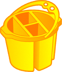 筆洗いイラスト