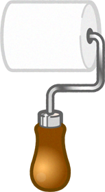 ローラー刷毛イラスト