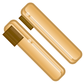 スパッタリングブラシのイラスト