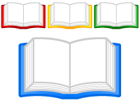 開いた本イラスト