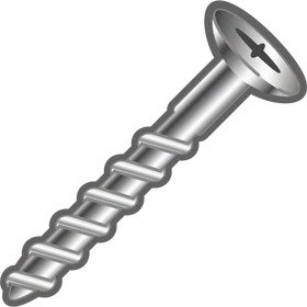 ネジのイラスト/プラス