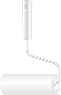 粘着クリーナーのイラスト