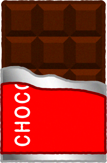 板チョコイラスト