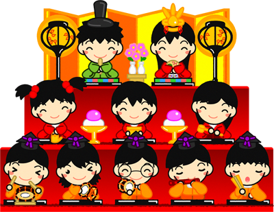 かわいいひな祭りイラスト/幼稚園