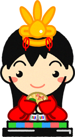 お雛様イラスト/幼稚園児