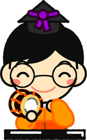 五人林イラスト/太鼓を叩く男の子