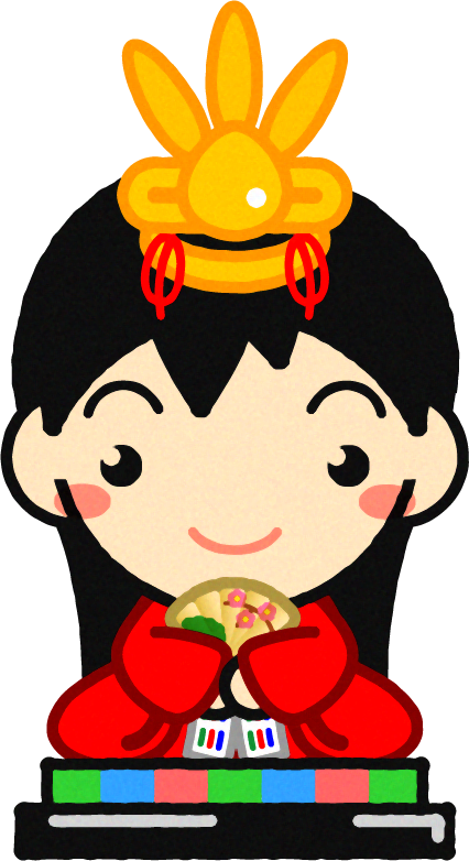 お雛様イラスト/幼稚園児