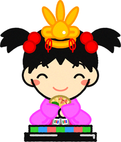 お雛様イラスト/ピンク