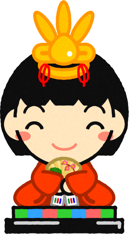 お雛様イラスト/橙