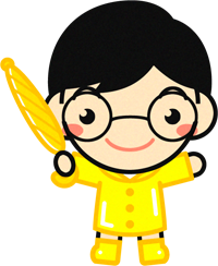 傘を持った子供のイラスト-6