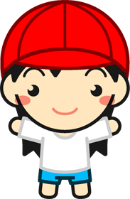 体操着を着た子供イラスト/女の子