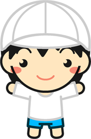 体操着を着た子供イラスト/女の子3