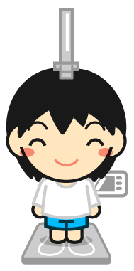 身体測定イラスト/女の子