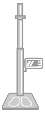 身長計イラスト/デジタル