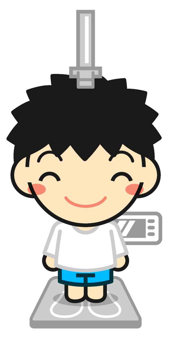 身体測定イラスト/男の子