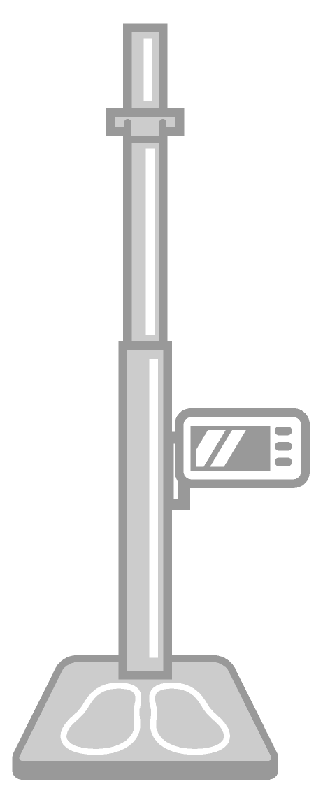 身長計イラスト/デジタル